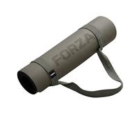 FORZA Yoga Mat Carry Strap - Adjustable Non-Slip Polyester Sling for Easy Yoga & Pilates Mat Transport, Lightweight & Comfortable for Studio, Gym & Travel (Charcoal)