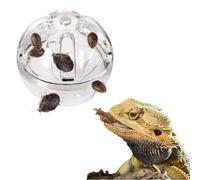 FORZENA Bearded Dragon Feeder Toy Reptile Foraging Ball Lizard Enrichment Interactive Toy Reptile Terrarium Tank Decor for Lizard,Chameleon Small Animals (3.4 Inch)