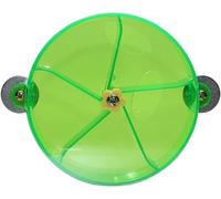 FORZENA Hamster Rat Foraging System Wheel Seed Food Ball Rotate Training Toy for Small Animals Mice Ferret Parrots Parakeet (Green)