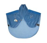 FORZENA Parrot Anti-Scratch Shoulder Protector with Hang Bird Anklet Toys Waterproof Pet Shoulder Pad Diaper Shawl for Small Medium Parakeets Cockatiels Sun Conures Macaws Lovebirds Finches (XL,Blue)