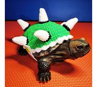 FORZENA Sweater for Turtle - Small Animal Sweater Warm Winter Knitted Handmade Sweater Apparel Accessory Halloween Party Cosplay Costume Photo Shoot for Pet Tortoise Turtle (S,Dinosaur C)