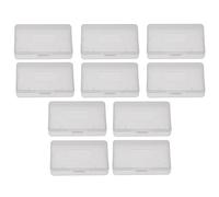 Fosa 10pcs Transparent Anti Dust Cover Cartridge Game Case Box for Nintendo Game Boy Advance GBA