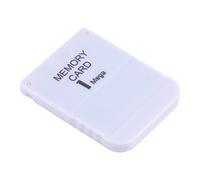 fosa 1MB Memory Card Stick for Sony Playstation 1 One PS1 Game White