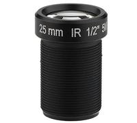 FOSA CCTV Camera Lens, 5 Million Pixels, Focal Length 25 mm, Night Vision, Universal IR Lens for M12 * 0.5 IP Cameras such as for XiaoMi, Firefly, SJCAM