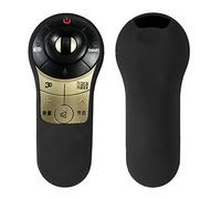 fosa LG TV Remote Case Portable Soft Silicone Dustproof Anti-slip Shock Proof Full Protective Cover Case for LG MR400/LA6150/6500 TV Remote Controller(Black)