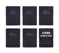 fosa Playstation 2 Memory Card, 8M-256M Memory Card High Speed for Sony Playstation 2 PS2 Console Games Accessories(256 M)