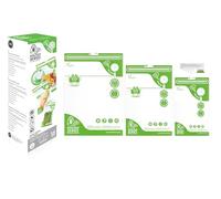 FOSa Reusable Vacuum Food Storage Bags Vacuum Zipper Bag Multi Pack with Adapter, 4 x Small, 4 x Medium, 6 x Large, 14 Pack