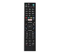 fosa RMT-TX100D TV Replacement Remote Control for Sony Smart TV - Ideal Universal Controller with Same Functions as the Original Remote-Black