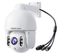 FOSCAM 4K/8MP POE Outdoor Security Camera, Home Security Surveillance Camera with Auto Tracking, 4X Optical Zoom,AI Human/Vehicle Detection,165FT Color Night Vision,2-Way Audio,360° PT,IP66 waterproof