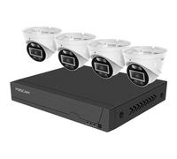 Foscam CCTV Set 8-Channel 4K POE with 4 Cameras FNA108E-T4-2T