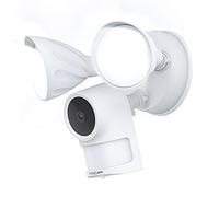 Foscam security camera outdoor, 2K 4MP security camera, 2.4G/5GHz WiFi Floodlight Camera, 2600lum outdoor camera IP65 Waterproof, w/ PIR & Human Detection, Siren Alarm, & Color Night Vision, White