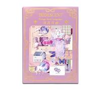 FOSDICK 20 Sheets PET Scrapbook Stickers, Grotesque Art Sticker Book, Modern Novelty Theme Sticker Scrapbooking Supplies, Aesthetic Scrapbook Kit for Scrapbooking Journal Supplies, Pre-Cut Designs