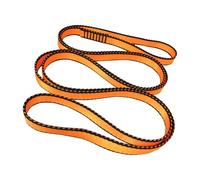 FOSER 18mm Nylon sling Runner, high-strength Nylon Rope, Apply to yoga hammocks, Hiking, Creating anchor systems, Downhill sports, etc (Orange(1pcs), 60cm/24inch)