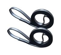 FOSER 18mm Nylon sling Runner, high-strength Nylon Rope, Apply to yoga hammocks, Hiking, Creating anchor systems, Downhill sports, etc (Gray(2pcs), 120cm/48inch)