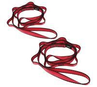 FOSER 2pcs Daisy Chains, Yoga Hammock Extension Strap, 23KN Adjustable Nylon Climbing Sling Fitness Pilates and Exercise Extend Band