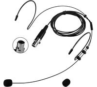 FosFun Ear-Hung Microphone, Head-Mounted TA4F mini XLR Interface, Light and Portable Body, Suitable for lectures and interviews. Black