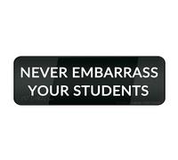 FOSHIN Your Students Wall Or Door sign 3"" X 10"" Fade Resistance Indoor/Outdoor Use, Acrylic9
