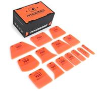 FOSHIO 14PCS PPF Squeegee in Various Shapes, Magnetic PPF Tools for The Front Bumper, Door, Handles Caps and Mirror Covers, Soft TPU Rubber Squeegee Vinyl Wrap Tools in Gift Box Packaging