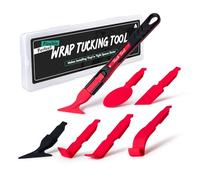 FOSHIO 7 in 1 Vinyl Wrap Tools for Tucking into Tight Seams, Professional Car Wrapping Tools Different Hardness Flexible Micro Squeegee Vinyl Tuck Tools Edge Wrap Squeegee for Vinyl Wrapping