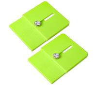 FOSHIO Green Edge Wrap Cutting Template Tool, 2 Pack Precise Measurement Adjustable Edge (5-35mm) Straight Line Cutting Guide for Furniture, Vinyl & Wallpaper Wrapping