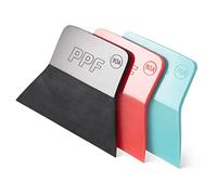 FOSHIO PPF Squeegee Vinyl Wrap Tool, 3 In 1 Different Hardness Anti-Scratch Rubber Scraper Soft TPU Mini Squeegee Window Tint Tool for Paint Protection Film, Squeegee for Window Cleaning