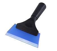 FOSHIO Squeegee Scraper Shower Mirror Glass Wiper Window Cleaner with Non-Slip Handle (Blue)