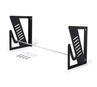 FOSHIO Vinyl Roll Holder Wall Mount, Storage Rack with Mounting Hardware for Pulling 1 Roller of Vinyl, Transfer Paper Tape, PVC, Wallpaper, Window Film, Rollers Not Included, Make Your Own Rods