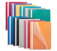 FOSHISY 22 PCS A4 Project Folders, Plastic Report Files Folders, 11 Colours