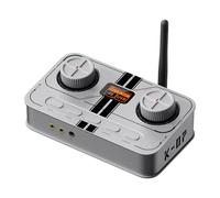 Fosi Audio K7 DAC Headphone Amplifier up to PCM 384kHz/32bit, USB C/Bluetooth aptX HD LL/Optical/Coaxial/Mic Input, 4.4mm Balanced/3.5mm/RCA Output for PC PS5 Desktop Gaming Workspace (White)
