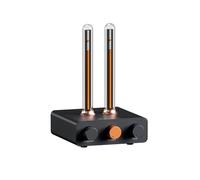 Fosi Audio Music Visualizer, Sound Pickup Spectrum Analyzer, Vintage Tube RGB Ambient Light, Microphone Voice Picking Volume Display Meter for Home Stereo System Desktop, With Sensitivity Adjustment