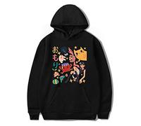 Fosike Omori Hoodie Unisex, Omori Merch Hoodie for Men/Women Pullover Long Sleeve Sweatshirts Game Clothing, Omori Cosplay Jumpers Teens Girl-Black||XL