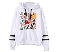 Fosike Omori Hoodie Without Pockets Unisex, Omori Merch Hoodie for Men/Women Pullover Long Sleeve Sweatshirts Game Clothing, Omori Cosplay Jumpers Teens Girl-White||XXL