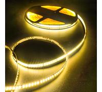 Fosingut 24V LED Strip Light Warm White 3000K,20m SMD LED Tape Light for Bedroom,180LEDs/m 8mm Flexible Under Cabinet Kitchen Light for TV,Game Room,Wardrobe,Home DIY Lighting(NO Power Supply/Plug)