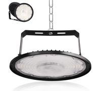 Fosingut 300W Industrial LED Floodlight,30000LM High Bay Spot Light Workshop Lighting,Cool White 6500K IP65 Waterproof UFO Ceiling Light LED Interior Chandelier for Warehouse,Factory,Hall,Gym