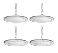 Fosingut 400W Industrial LED Floodlight,40000LM High Bay Spot Light Workshop Lighting,Cool White 6500K IP65 Waterproof UFO Ceiling Light LED Interior Chandelier for Warehouse,Factory,Hall,Gym-4pcs