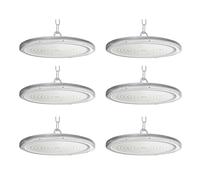 Fosingut 400W Industrial LED Floodlight,40000LM High Bay Spot Light Workshop Lighting,Cool White 6500K IP65 Waterproof UFO Ceiling Light LED Interior Chandelier for Warehouse,Factory,Hall,Gym-6pcs