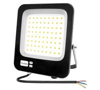 Fosingut 50W LED Floodlight Outdoor,Super Bright Safety Light,IP66 Waterproof Wall Light Work Lighting,3000K Warm White Spot Lights Outside for Garage,Garden,Backyard,Warehouse,Patio,Billboard,Balcon