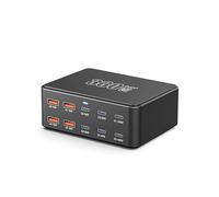 FOSION USB C Charging Station 330W, USB C Charger Charging Hub 10 Power Port for Multiple Devices with PD 100W 65W 30W QC3.0 18W Fast Charging Power Stock Station for iPhone 15, iPad Air/Pro, Galaxy