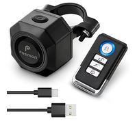 Fosmon - Bicycle Alarm System Bicycle Alarm Systems with Remote Control - Wireless - USB-C - Theft Protection Anti-Theft Vibration - Scooter Roller Alarm System Bike Alarm