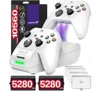 Fosmon Dual 2 MAX Charger with 2x 2200mAh Rechargeable Battery Pack Compatible
