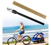 Fosoloni Thru Axle Bicycle Trailer, with Bicycle Trailer Axle Adapter M12 Thru Axle Adapter 12 mm, for Bicycle Trailer, Towing Hitch Bicycle (M12 x 1.5 | Length: 160-178 mm)