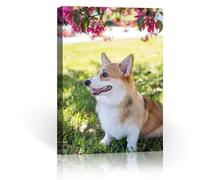 FOSOQIB Canvas Personalised Photo - Personalised Canvas Photos Wall Art, High-Definition Printing, Ideal Father's Day & Mother's Day Gift, 28x36cm/11x14in