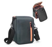FOSOTO Mirrorless Camera Bag, Compact SLR Camera Case, Waterproof Camera Sling Bag, Dual Zippers System Design Compatible for Canon EOS M50 R50 M100 Sony A6400 A6000 Nikon Z fc Fujifilm Olympus