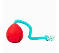 FOSSA 4-in-1 Crate Entertaing Puzzle Chew Toy for Small and Large Dog | Crate Training Aids for Puppies | Food Treat Dispensing Dog Toys | Dog Teething Ball with Adjust Rope to Reduce Stress Anxiety