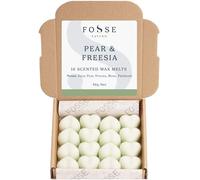 Fosse Living Pear & Freesia Soy Wax Melts 16 Pack | Fresh Floral, Elegant & Long Lasting | Natural, Vegan & Plastic Free | Up to 96 Hrs Scent | Pet Safe | Handmade in UK