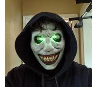 Fossean Halloween Masks Scary Japanese Demon Mask Skull Face Mask Adult Halloween Masks Men Glow In The Dark Mask Halloween for Halloween Party Carnival Cosplay Props