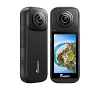 FOSSIBOT 2026 FC360 Waterproof 8K 360° Action Camera, Invisible Selfie Stick Effect, Image Stabilization, Built-in GPS, 3.0-inch Touchscreen, 360° Recording and Live Streaming (No Built-in Storage)