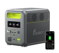 FOSSIBOT F1200 Portable Power Station,Update Multipurpose Camping Power Station 1200W (Peak 2048W) Solar Generator,Full Charge in 70 Min,1,024Wh LiFePO4 Battery for Home Backup,Outdoor and Camping