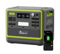 FOSSiBOT F2400 Portable Power Station with 2048Wh LiFePO4, 3 x 240V AC Outputs 2400W (4800W Peak), 1.5H full charge, UPS, 100W USB-C Output, Solar Generator for RV/Camping/Home