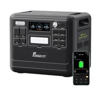 FOSSiBOT F2400 Portable Power Station with 2048Wh LiFePO4, 3 x 240V AC Outputs 2400W (4800W Peak), 1.5H full charge, UPS, 100W USB-C Output, Solar Generator for RV/Camping/Home